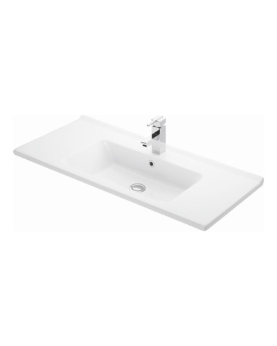 ETNA -100 Тумба напольная белая 3 ящ. / раковина