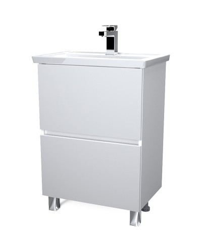 Тумба под раковину 1MarKa Aris 70 У76054 Белая глянцевая