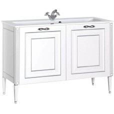 Тумба под раковину Aquanet Паола 120 181763 Белая серебро