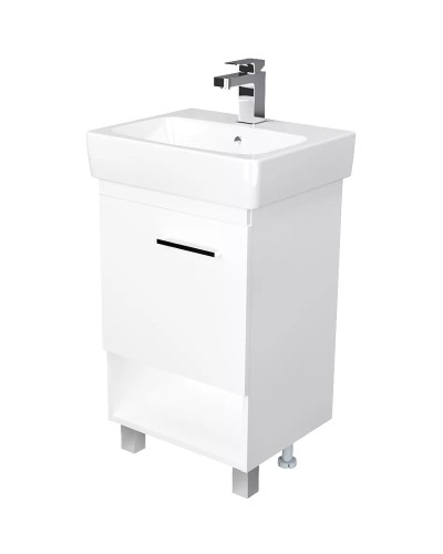 Тумба под раковину 1MarKa Tera 50 У76057 Белая глянцевая