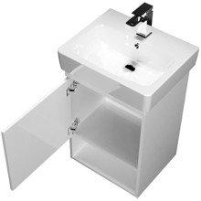 Тумба под раковину 1MarKa Tera 55 У76059 Белая глянцевая