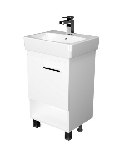 Тумба под раковину 1MarKa Tera 60 У76058 Белая глянцевая