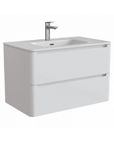 Тумба с раковиной Iddis Edifice 80 подвесная Белая
