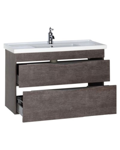 Тумба под раковину Aquanet Эвора 100 183003 подвесная Дуб антик