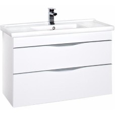 Тумба под раковину Aquanet Эвора 100 185195 подвесная Белая