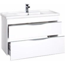 Тумба под раковину Aquanet Эвора 100 185195 подвесная Белая