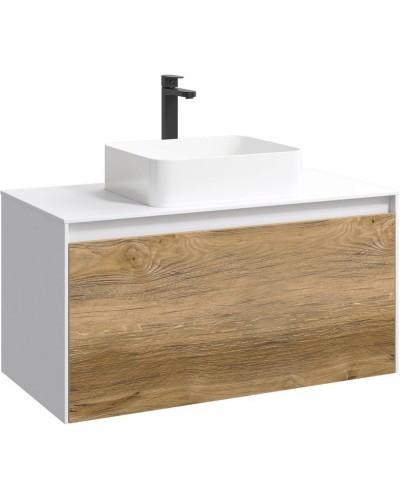 Корпус тумбы под раковину Aqwella 5 Stars Mobi 100 MOB0110W подвесной Белый