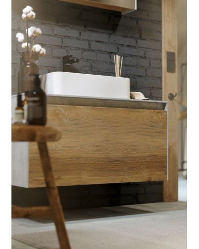 Корпус тумбы под раковину Aqwella 5 Stars Mobi 100 MOB0110W подвесной Белый