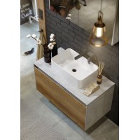 Корпус тумбы под раковину Aqwella 5 Stars Mobi 100 MOB0110W подвесной Белый