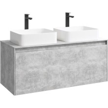 Корпус тумбы под раковину Aqwella 5 Stars Mobi 120 MOB0112BS подвесной Бетон светлый