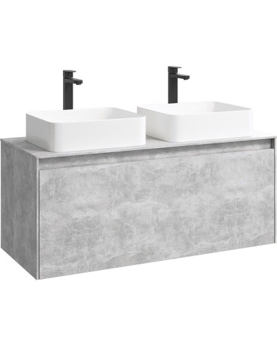 Корпус тумбы под раковину Aqwella 5 Stars Mobi 120 MOB0112BS подвесной Бетон светлый