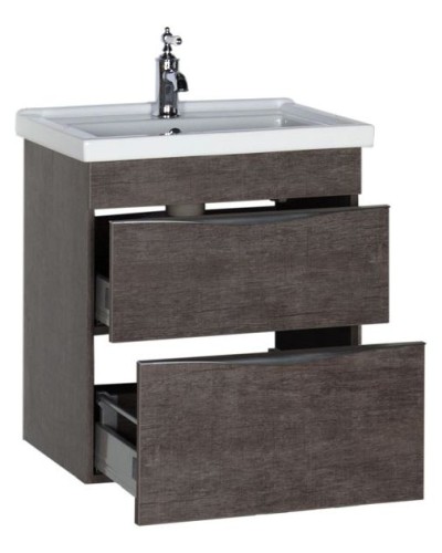 Тумба под раковину Aquanet Эвора 60 183000 подвесная Дуб антик