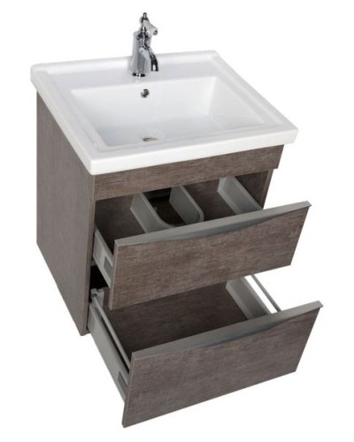 Тумба под раковину Aquanet Эвора 60 183000 подвесная Дуб антик