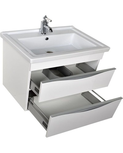 Тумба под раковину Aquanet Эвора 60 184306 подвесная Белая