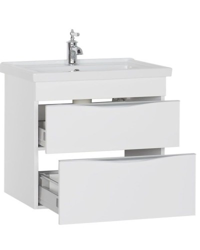 Тумба под раковину Aquanet Эвора 60 184306 подвесная Белая