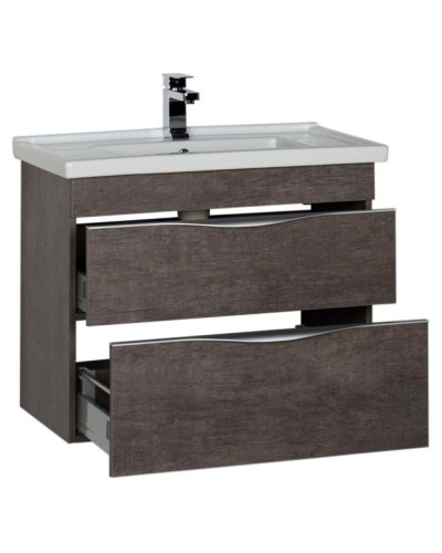 Тумба под раковину Aquanet Эвора 80 183002 подвесная Дуб антик