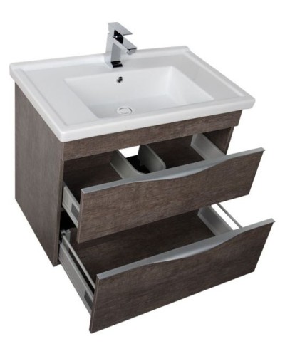 Тумба под раковину Aquanet Эвора 80 183002 подвесная Дуб антик