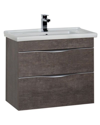 Тумба под раковину Aquanet Эвора 80 183002 подвесная Дуб антик