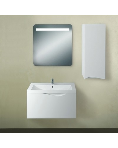 Тумба под раковину 1MarKa Этюд 75П Белая глянцевая