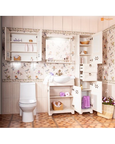 Тумба под раковину Бриклаер Кантри 65 4627125413681 Бежевый дуб прованс