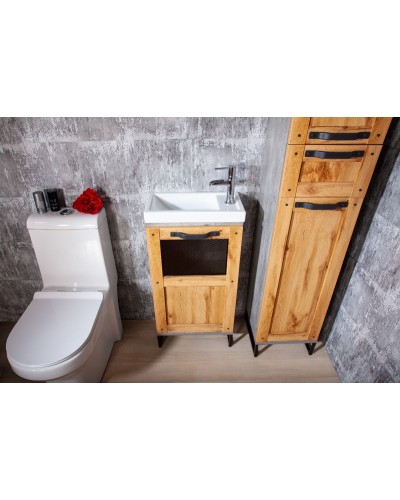 Тумба под раковину Бриклаер Лофт 45 4627125413384 Метрополитен грей