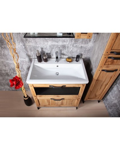 Тумба под раковину Бриклаер Лофт 70 4627125413407 Метрополитен грей