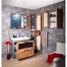 Тумба под раковину Бриклаер Лофт 80 4627125413414 Метрополитен грей