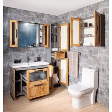 Тумба под раковину Бриклаер Лофт 100 4627125413377 Метрополитен грей