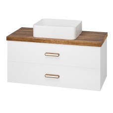 KRONA -100 Тумба с 2 ящ. подвесная / столешница / раковина
