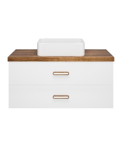 KRONA -100 Тумба с 2 ящ. подвесная / столешница / раковина