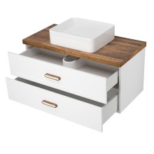KRONA -100 Тумба с 2 ящ. подвесная / столешница / раковина