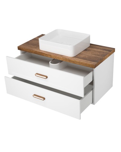 KRONA -100 Тумба с 2 ящ. подвесная / столешница / раковина