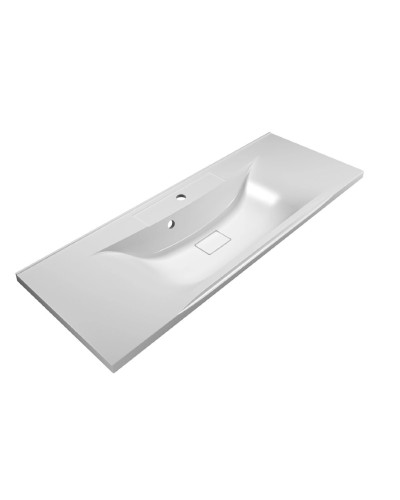 BALATON - 90 Тумба подвесная с 2 ящ., белый / раковина