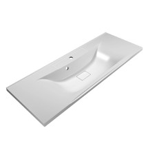 BALATON - 80 Тумба подвесная с 2 ящ., белый / раковина