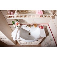 Тумба под раковину Бриклаер Кантри 80 4627125413698 Бежевый дуб прованс