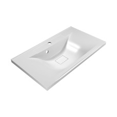 BALATON - 65 Тумба подвесная с 2 ящ., белый / раковина