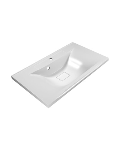 BALATON - 65 Тумба подвесная с 2 ящ., белый / раковина