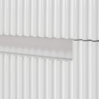 ARIANA - 80 Тумба подвесная с 2 ящ. белая (эмаль) / раковина