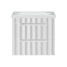 ARIANA - 60 Тумба подвесная с 2 ящ. белая (эмаль) / раковина