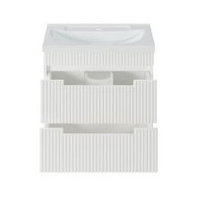 ARIANA - 60 Тумба подвесная с 2 ящ. белая (эмаль) / раковина