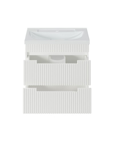 ARIANA - 60 Тумба подвесная с 2 ящ. белая (эмаль) / раковина