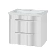 ARIANA - 60 Тумба подвесная с 2 ящ. белая (эмаль) / раковина