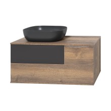 Коломбо -100 Тумба подвесная 2 ящ. с отталк. лев. / раковина