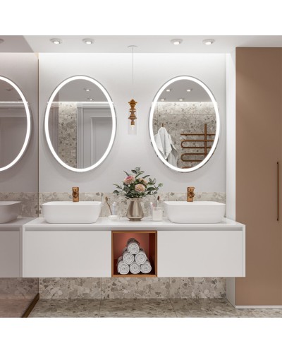 Севан - 150 Тумба подвесная белая с вставкой (эмаль) / столешница / 2 раковины