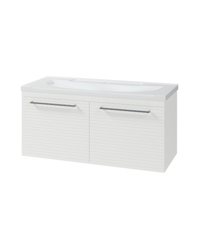 CATANIA -100 Тумба подвесная белая (эмаль) / раковина