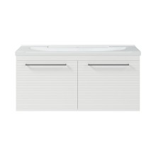 CATANIA -100 Тумба подвесная белая (эмаль) / раковина