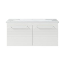 CATANIA -100 Тумба подвесная белая (эмаль) / раковина