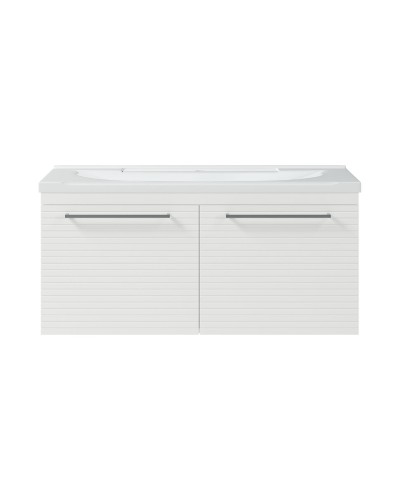 CATANIA -100 Тумба подвесная белая (эмаль) / раковина