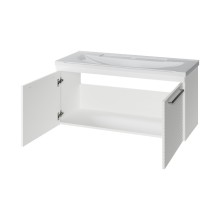 CATANIA - 80 Тумба подвесная белая (эмаль) / раковина