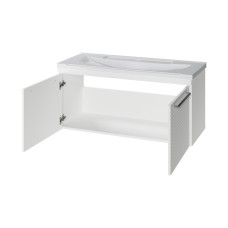 CATANIA - 80 Тумба подвесная белая (эмаль) / раковина